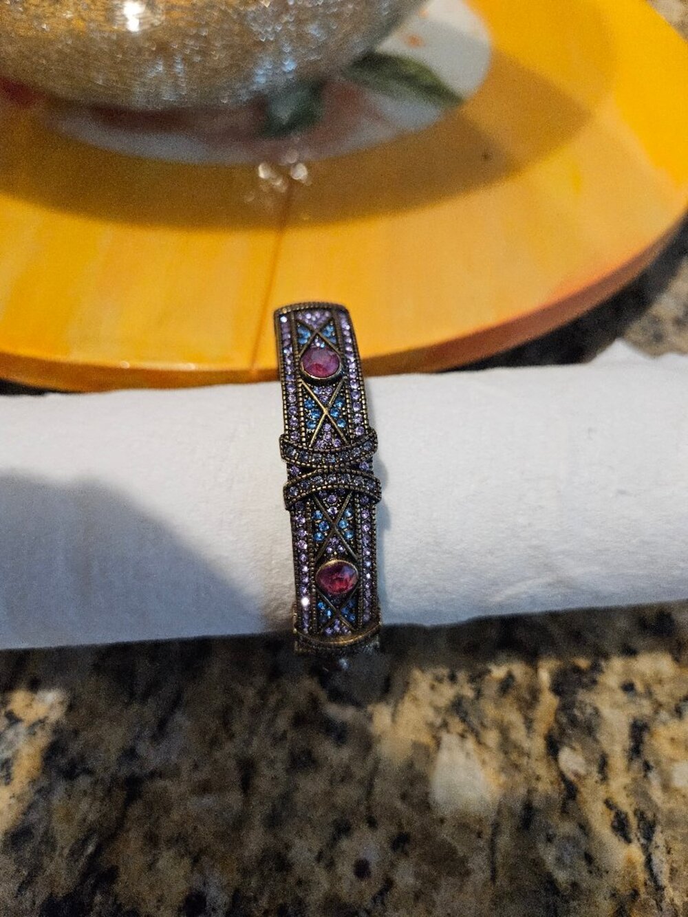Heidi Daus Ruby Colored Bracelet